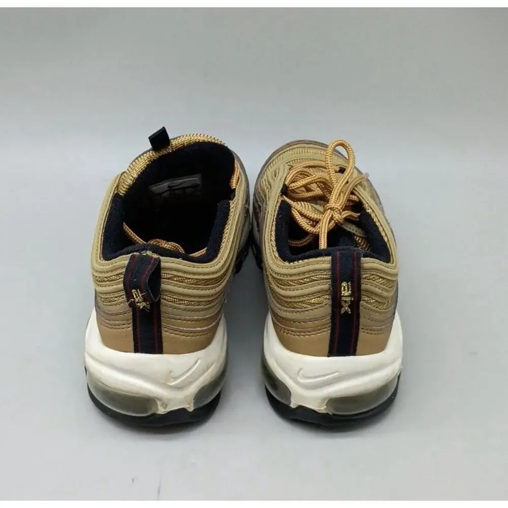Nike Air Max 97 'Golden Bullet' Gold Sneaker Women's Shoes. Size 7 - Picture 3 of 6